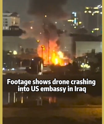 Drone_Attack_on_US_Embassy_in_Iraq_Captured_in_Real_Time_Footage video poster