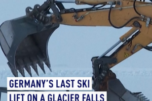 Germany’s Last Glacier Ski Lift Demolished as Climate Crisis Accelerates video poster