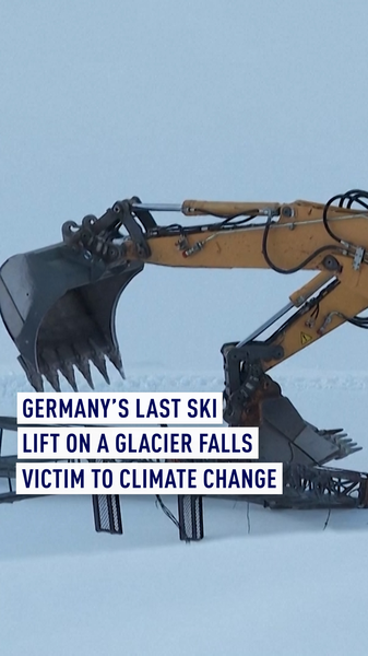 G6QE0MW87FA4RC68YKQ2 - Khabar Asia Germany’s Last Glacier Ski Lift Demolished as Climate Crisis Accelerates video poster