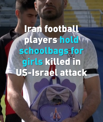 Iran_Football_Team_Honors_Girls_Killed_in_U_S__Israel_Attack_With_Schoolbag_Tribute video poster