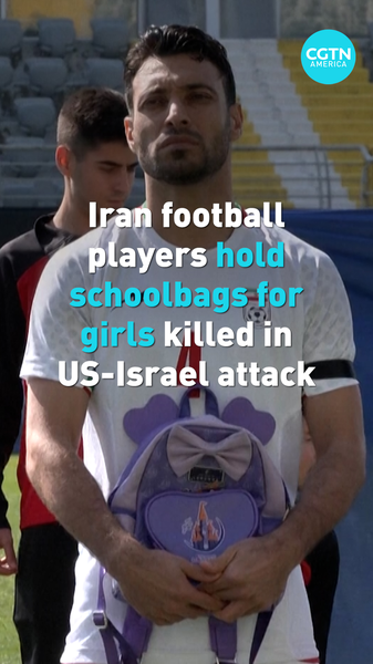 Iran_Football_Team_Honors_Girls_Killed_in_U_S__Israel_Attack_With_Schoolbag_Tribute video poster