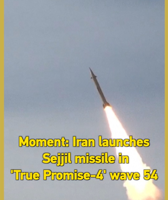 Iran_Launches_Sejjil_Missile_in_Latest__True_Promise_4__Strike_Wave video poster