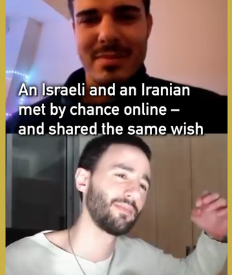 Israeli_and_Iranian_Strangers_Share_Peace_Hopes_in_Viral_Moment video poster