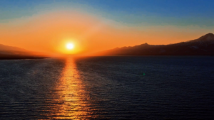 Spring_Ice_Melts_Paint_Xinjiang_Lake_in_Pink_and_Gold video poster