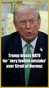 Trump_Slams_NATO_s__Foolish_Mistake__in_Strait_of_Hormuz_Dispute video poster