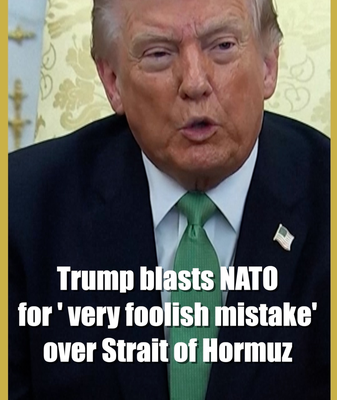 Trump_Slams_NATO_s__Foolish_Mistake__in_Strait_of_Hormuz_Dispute video poster