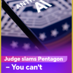 US_Judge_Halts_Pentagon_s_Blacklisting_of_AI_Firm_Over_Ethics_Concerns_poster - Khabar Asia US_Judge_Halts_Pentagon_s_Blacklisting_of_AI_Firm_Over_Ethics_Concerns video poster