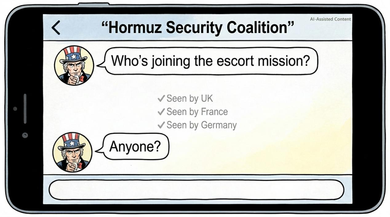 US_Seeks_European_Backing_in_Strait_of_Hormuz_Amid_Rising_Tensions