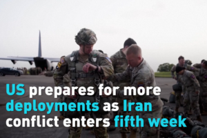 US_Troop_Deployment_Plans_Escalate_Iran_Conflict_in_Fifth_Week video poster