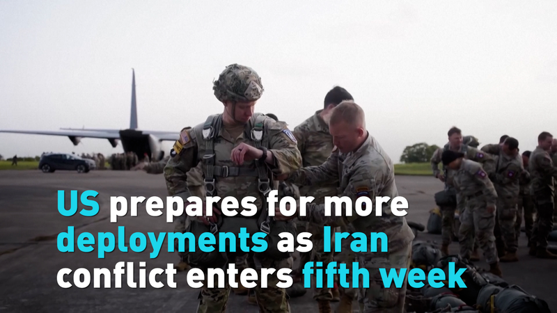 US_Troop_Deployment_Plans_Escalate_Iran_Conflict_in_Fifth_Week video poster
