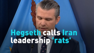 U_S__Defense_Chief_Hegseth_Labels_Iran_s_Leadership__Rats__Amid_Tensions video poster