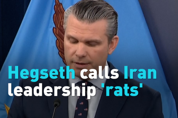 U_S__Defense_Chief_Hegseth_Labels_Iran_s_Leadership__Rats__Amid_Tensions video poster