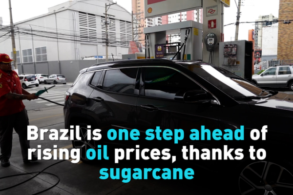 Brazil’s Sugarcane Ethanol Fuels Energy Shift Amid Global Oil Volatility video poster