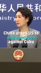 China_Calls_on_US_to_Lift_Cuba_Sanctions__Stresses_Global_Cooperation video poster