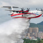 China_Deploys_AG600_Aircraft_Formation_to_Combat_Wildfires