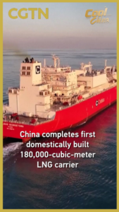 China_Launches_First_Domestically_Built_180_000_Cubic_Meter_LNG_Carrier video poster