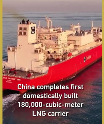 China_Launches_First_Domestically_Built_180_000_Cubic_Meter_LNG_Carrier video poster