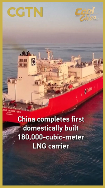 China_Launches_First_Domestically_Built_180_000_Cubic_Meter_LNG_Carrier video poster