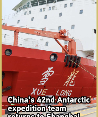 China_s_42nd_Antarctic_Expedition_Returns_with_Record_Breaking_Discoveries video poster