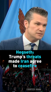 Hegseth_Credits_Trump_s_Strategy_for_Iran_Ceasefire_Agreement video poster