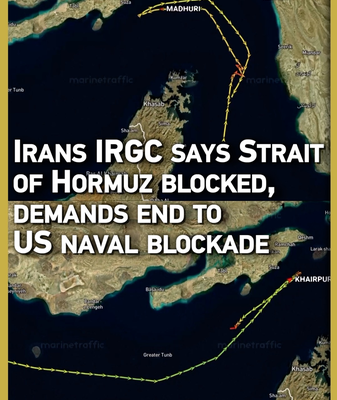Iran_s_IRGC_Closes_Strait_of_Hormuz__Demands_US_Lift_Blockade video poster