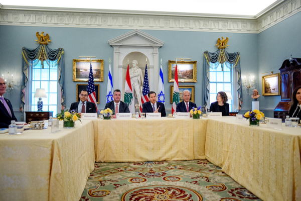 Israel__Lebanon_Clash_Over_Peace_Terms_in_US_Mediated_Talks