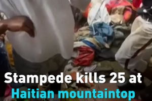Stampede_at_Haitian_Fortress_Leaves_25_Dead__Dozens_Injured video poster