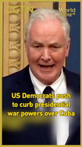 US_Democrats_Push_to_Curb_Presidential_War_Powers_Over_Cuba video poster