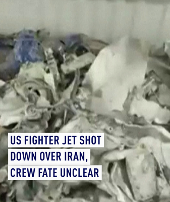 US_Fighter_Jet_Downed_Over_Iran__Search_for_Crew_Intensifies video poster