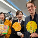 British Explorer Rides Movie-Themed Train to China’s Qikou Ancient Town