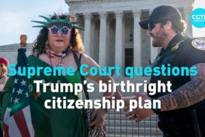 U.S. Supreme Court Scrutinizes Trump’s Birthright Citizenship Policy video poster