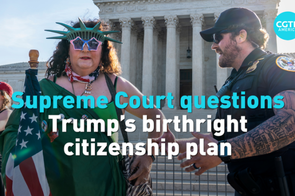 U.S. Supreme Court Scrutinizes Trump’s Birthright Citizenship Policy video poster