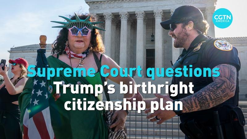 U.S. Supreme Court Scrutinizes Trump’s Birthright Citizenship Policy video poster