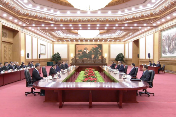 Xi_Jinping_Stresses_One_China_Principle_in_Cross_Strait_Talks video poster